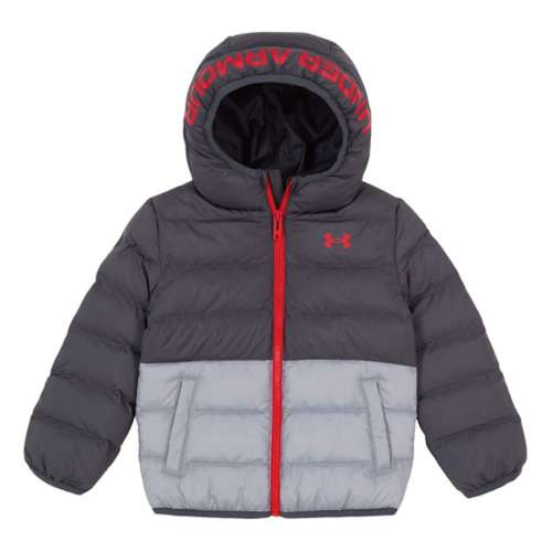 Toddler Boys' Under Armour Pronto Colorblock Hooded Mid Puffer Jacket