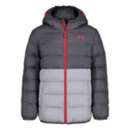 Boys' Under Armour Pronto Colorblock Hooded Mid Puffer Jacket