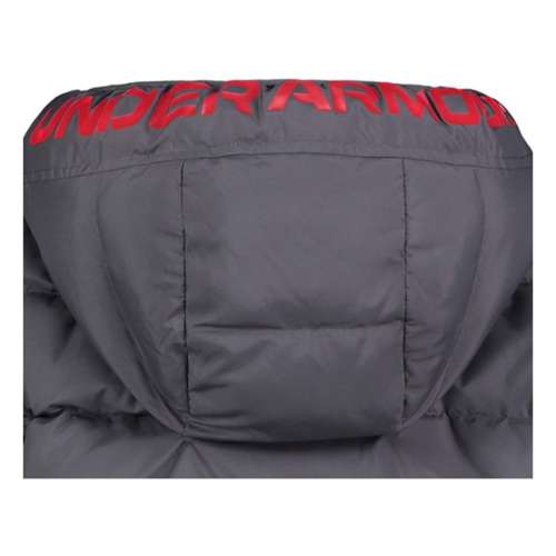 Boys' Under Armour Pronto Colorblock Hooded Mid Puffer Jacket