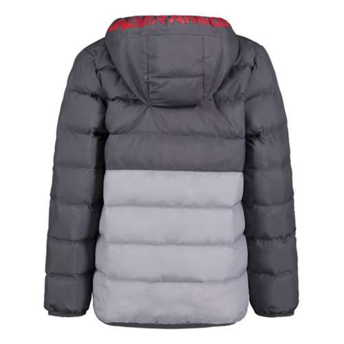 Boys' Under Twist Armour Pronto Colorblock Hooded Mid Puffer Jacket