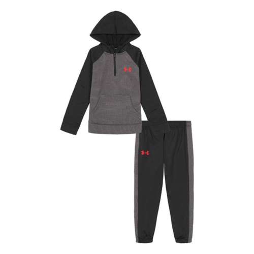 Toddler Under kollektion armour Grid Fleece 1/4 Zip and Sweatpants Set