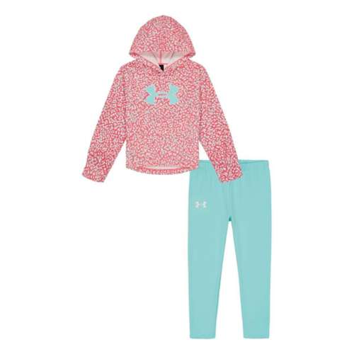 Baby Girls' Under Armour Logo Leopard Hoodie & Leggings