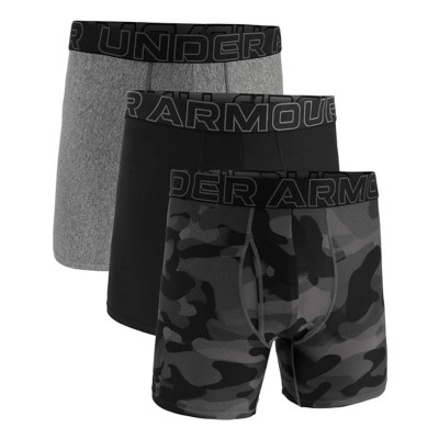 Men's Under Armour Performance Tech 6" Camo 3 Pack Boxer Briefs