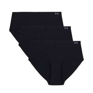 panties Under Armour Pure Stretch Thong 3 Pack - 004/Black/Beige - women´s  