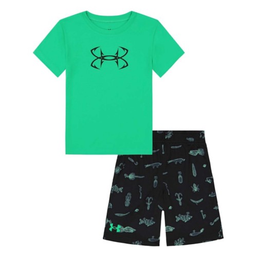 Boys size 6 Under Armour Nike Custom Shirt and Shorts Bundle store for Retail Therapy