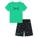 Baby Boys' Under Armour amortiguaci Hook Logo T-Shirt and Shorts Set