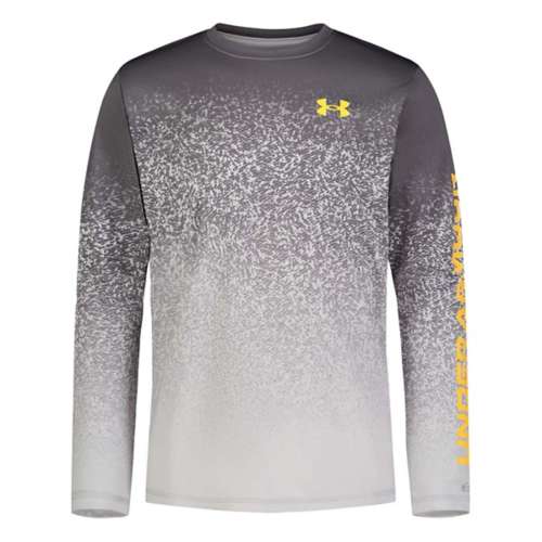 Boys' Under Armour Gradient Logo Long Sleeve T-Shirt