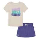 Toddler Girls' Under Armour Be Outside T-Shirt and Skort Set