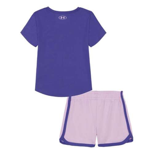 Toddler Girls' Under Armour Scribble Scape T-Shirt and Shorts Set