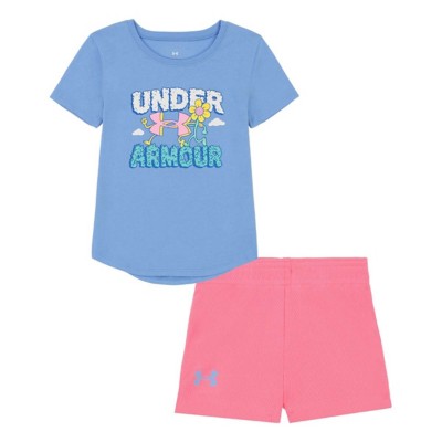 Girls' Under Armour Nature Walk T-Shirt and Shorts Set