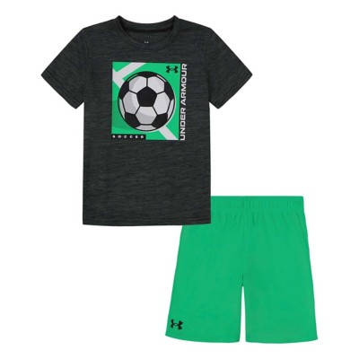 Toddler Boys' Under Armour Soccer Logo T-Shirt and Shorts Set