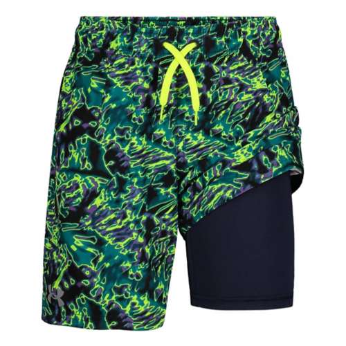 Boys' Under Armour Rogue Compression Lined Swim Trunks