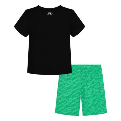 Toddler Boys' Under Jogger armour Logo Glitch T-Shirt and Shorts Set