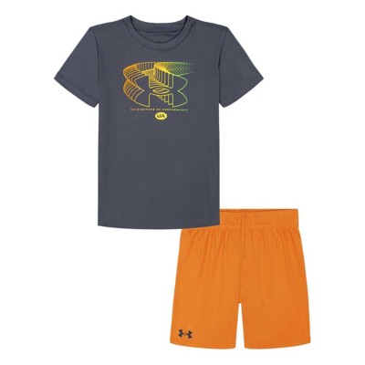 Kids' Under Armour Fading Logo T-Shirt and Shorts Set