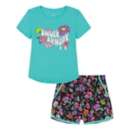 Girls' Under Armour Floral Logo T-Shirt and Shorts Set