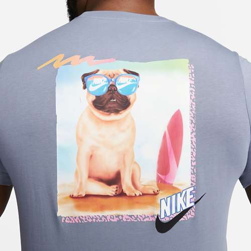 Nike T-Shirt Men's M Orange Miami Marlins MLB Baseball Swoosh