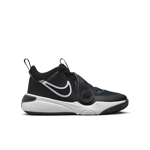 Kids Nike Team Hustle D 11 Basketball Shoes 5 Black White