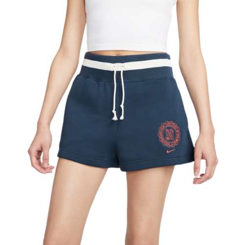 Nike Sportswear Women's High-Waisted Phoenix Fleece Shorts Coral