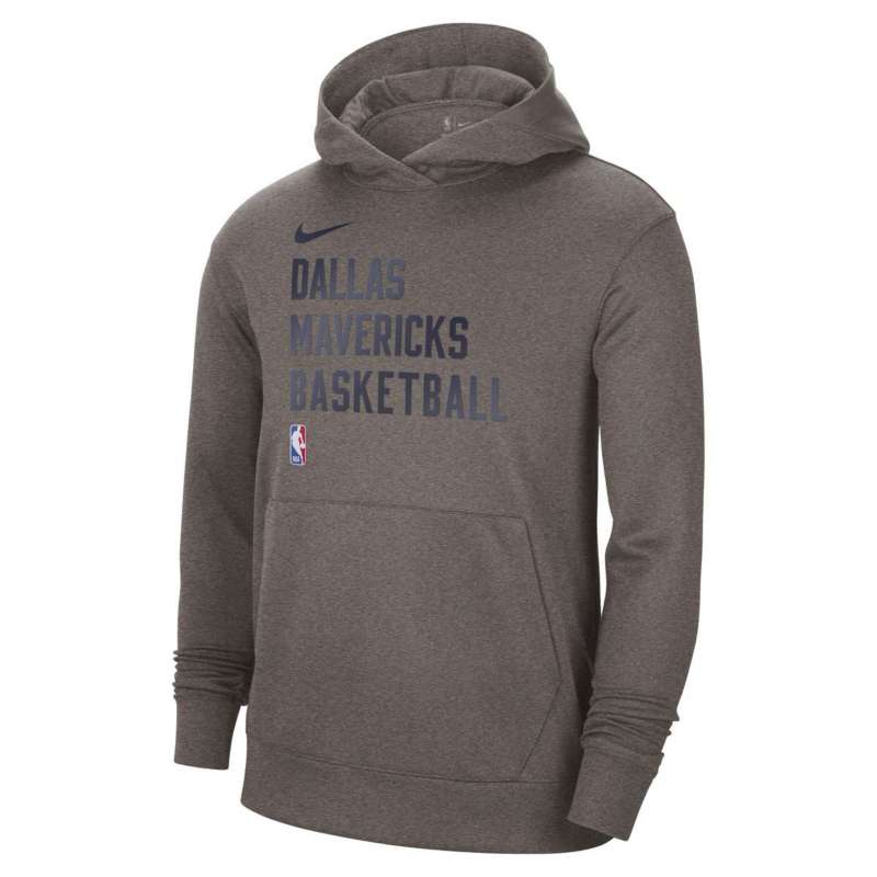 Nike Men's Oklahoma State Cowboys Grey Spotlight Basketball Pullover Hoodie, Large, Gray