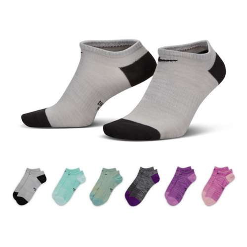 Adult Nike Everyday Lightweight 6 Pack No Show Socks