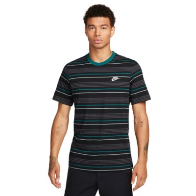 Men's varsity nike Sportswear Club Stripe T-Shirt