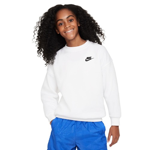 Kids' Nike Sportswear Club Fleece Oversized Crew Neck Sweatshirt