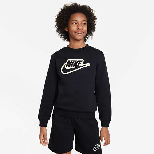 Kids' nike trout Sportswear Club+ Crewneck Sweatshirt