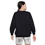 Kids' Nike Sportswear Club Fleece Oversized Crewneck Sweatshirt - Thumbnail 2 of 4