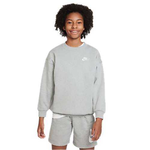 Girls' Nike Sportswear Club Fleece Oversized Crew Neck Sweatshirt
