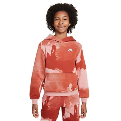 Kids' Nike Sportswear Club Fleece Heather Print Hoodie