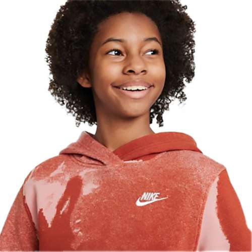 Kids' Nike Sportswear Club Fleece Heather Print Hoodie