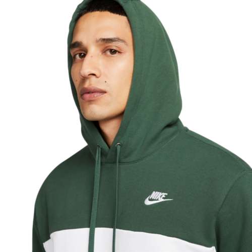 Men's Nike Green Oregon Ducks Club Half-Zip Hoodie