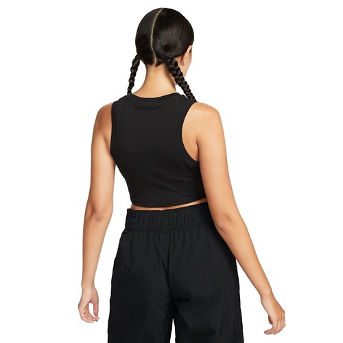 Women's Nike Sportswear Chill Knit Cropped Mini-Rib Tank Top