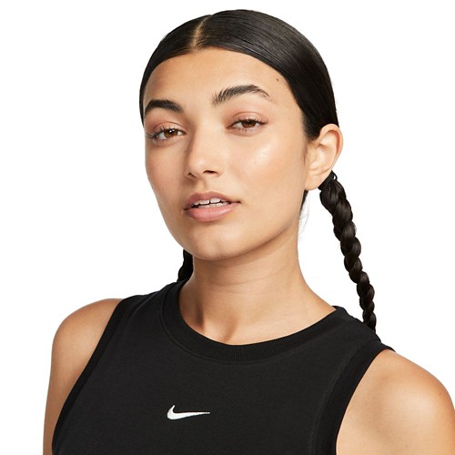 Women's Nike Sportswear Chill Knit Cropped Mini-Rib Tank Top