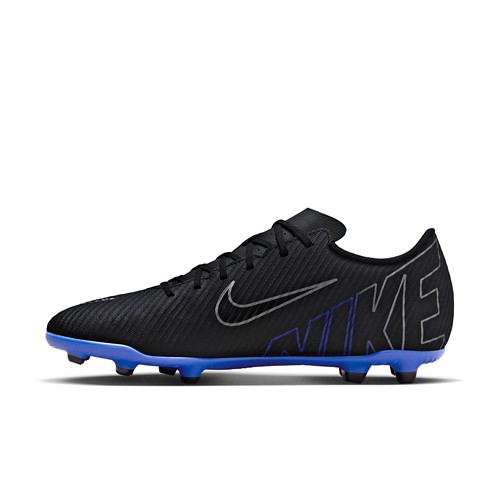 Nike Mercurial Vapor 15 Club mg Football Cleats Black Hyper Royal Chrome 9.5