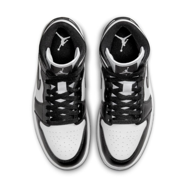 Women's Air Jordan Jordan 1 Mid Sneakers 6 Regular White/Black-White