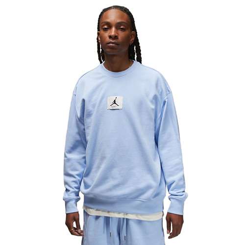 Nike blue crew sweatshirt hot sale