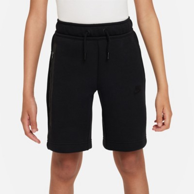 Boys' Nike svartvit Tech Fleece Lounge Shorts