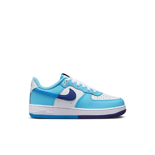 Nike Air Force 1 LV8 2 White/Photo Blue/Deep Royal Preschool Kids' Shoes, Size: 3