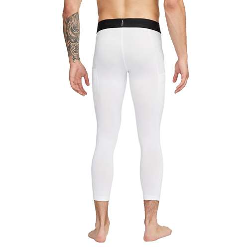 Mens Nike Pro Power Elite 3/4 Compression Speed Tights Compression Pants  Silky S