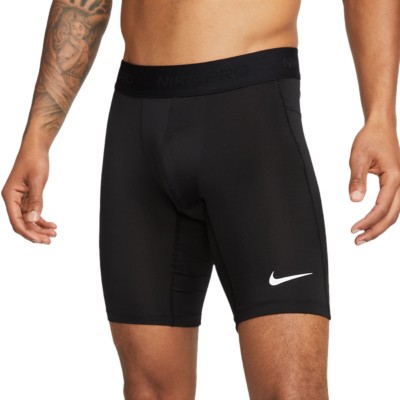 Nike Pro Men' Black/White Dri-FIT 3/4 Fitness Pockets Tights (FB7950-010)  Size M