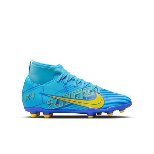 Blue Men's Molded Cleats Nike Mercurial Superfly Cleats