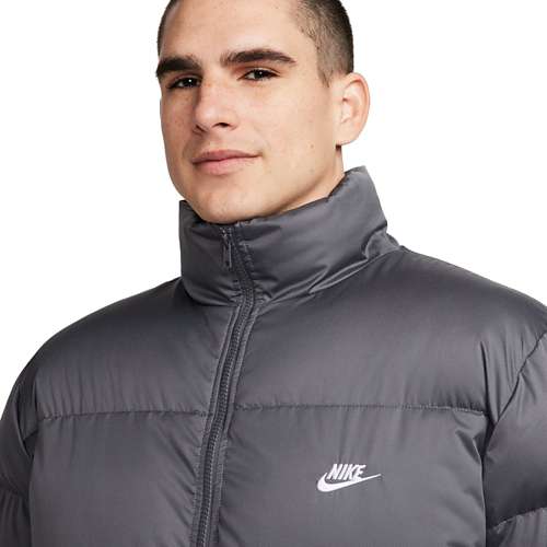 Grey nike clearance padded jacket