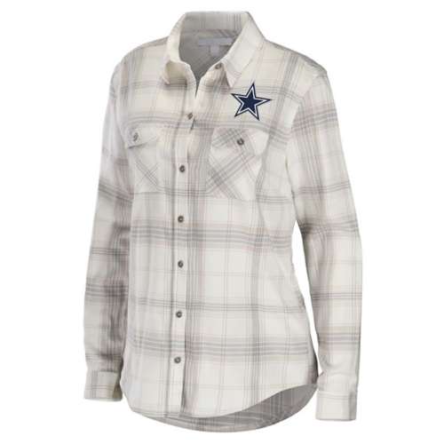 Wear Women's Dallas Cowboys Flannel Long Sleeve T-Shirt