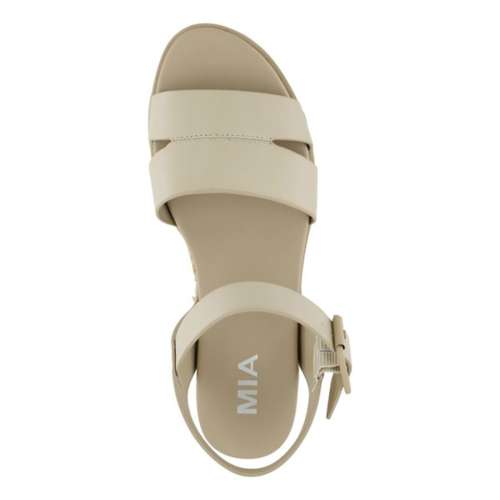 Milwaukee Brewers MLB Womens Team Logo Double Buckle Sandal