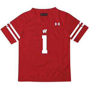 Under Armour Wisconsin Jonathan Taylor Jersey (Red)