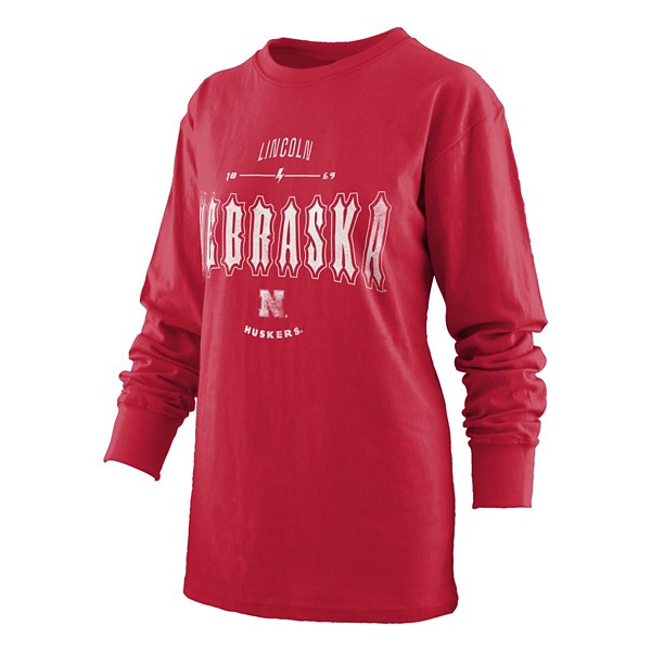Pressbox Women's Nebraska Cornhuskers Homecoming Long Sleeve Shirt product image