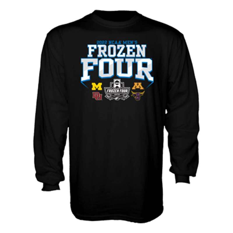 Blue 84 Minnesota Golden Gophers Frozen Four 2022 Hockey Long Sleeve T