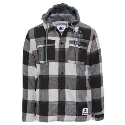 Dallas Cowboys Men's Starter Flannel Sherpa Shacket