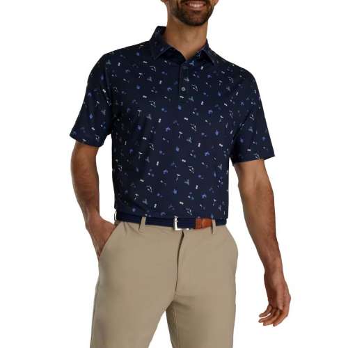 Atlanta Braves Logo Bear Performance Polo